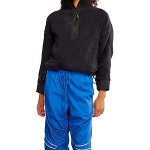 Free people mountain high fleece new without tags black